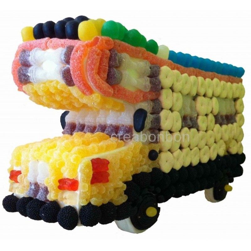 Gâteau de bonbons camping car