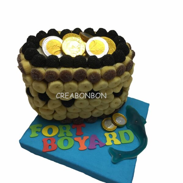 Gâteau de bonbons Fort Boyard