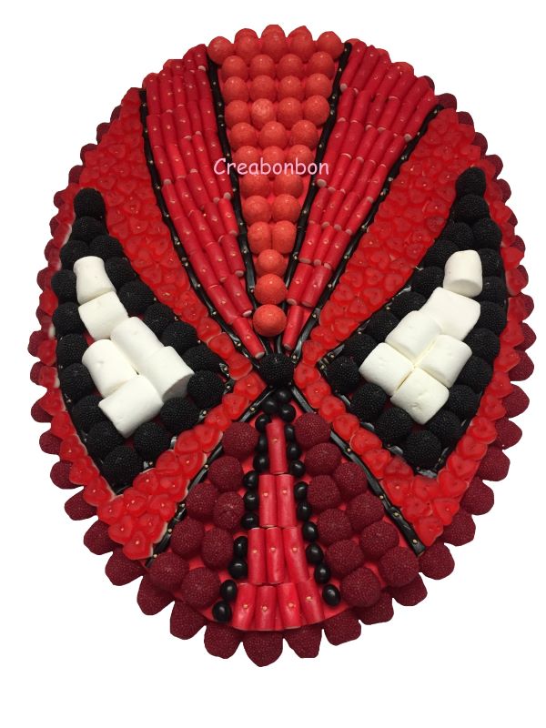 Gâteau de bonbons spiderman