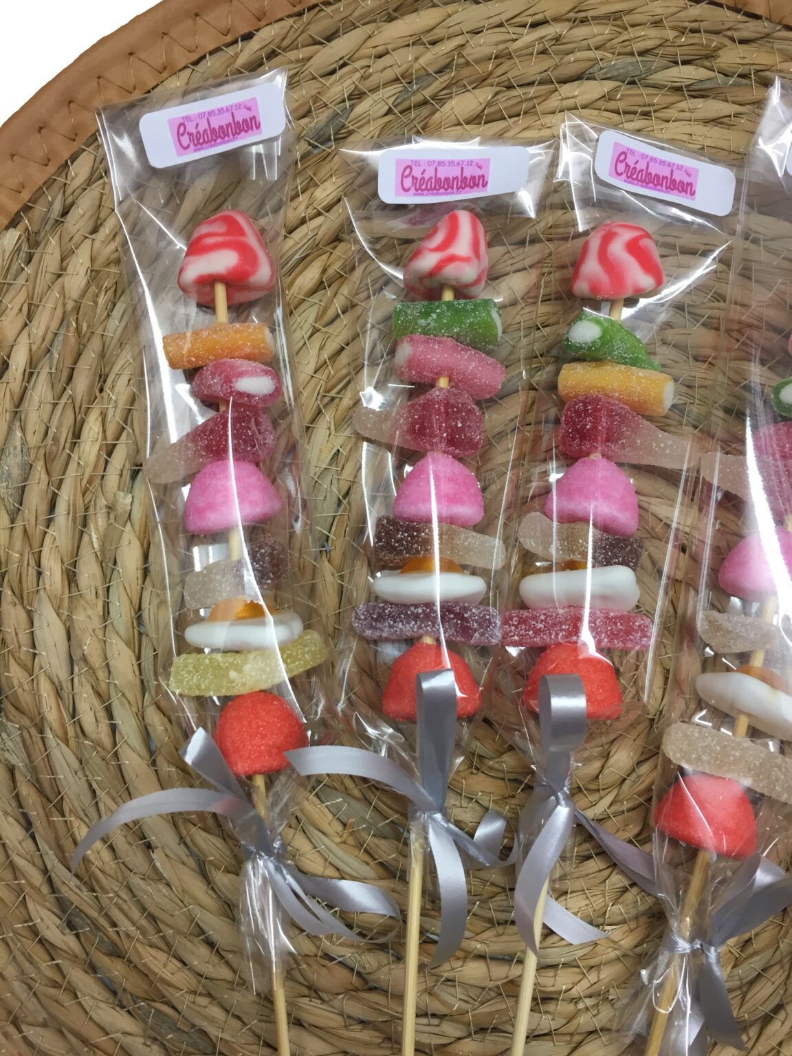5 BROCHETTES DE BONBONS CREABONBON