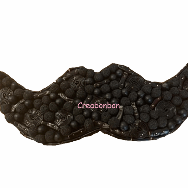 Gâteau de bonbons Moustache